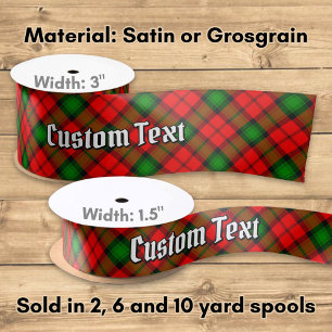 Klan Kerr Tartan Satijnen Lint