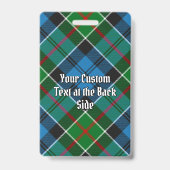 Klan Kirkpatrick Tartan Badge (Achterkant)