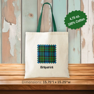 Klan Kirkpatrick Tartan Tote Bag