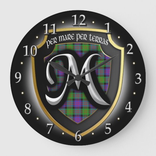 Klan MacDonald Tartan Klok (Voorkant)