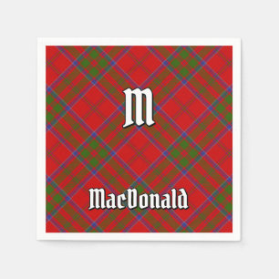 Klan MacDonald van Keppoch Tartan Servetten