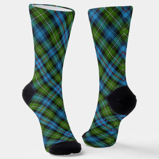 Klan MacKenzie Tartan Sokken (Gebogen)