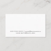 klankbord | producent | Kleurrijke hoofdtelefoon Visitekaartje (Achterkant)