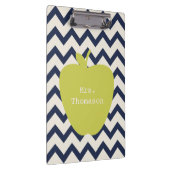 Klankbord van marinechaap Chevron Yellow Apple Klembord (Rechts)