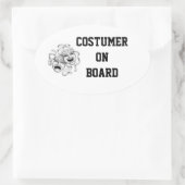 Klant aan boord van de Sticker (Tas)