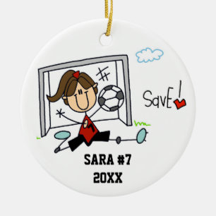 Klant Aanvraag Meisje Voetballer Ornament