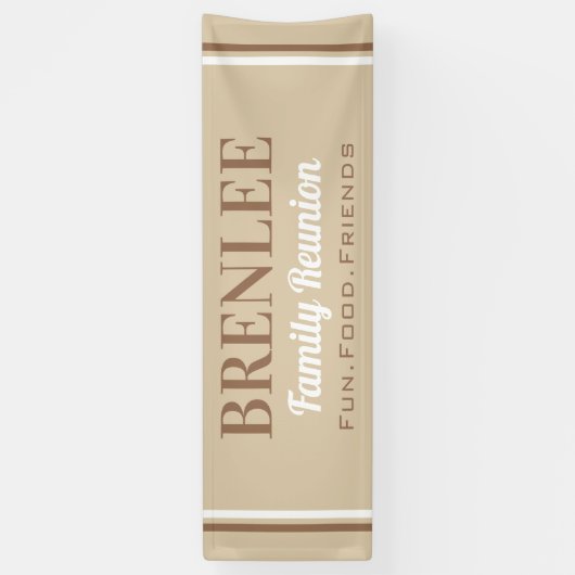 KLANT - banner voor grote familiereünie (Verticaal)