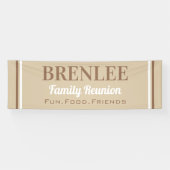 KLANT - banner voor grote familiereünie (Horizontaal)