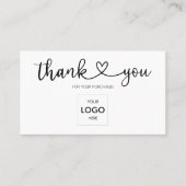 Klant Bedankt Meisjes Sociale Media Visitekaartje (Voorkant)