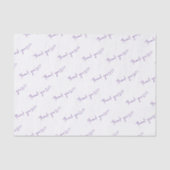 Klant Bedankt met Heart Business Tissuepapier (Voorkant)