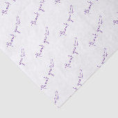 Klant Bedankt met Heart Business Tissuepapier (Detail)