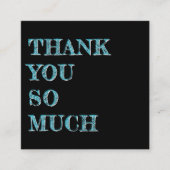 Klant Bedankt QR code Visitekaartjes (Voorkant)