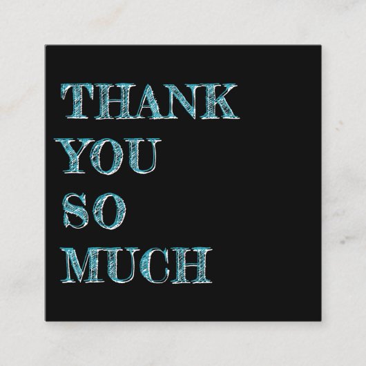 Klant Bedankt QR code Visitekaartjes (Voorkant)