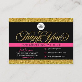 Klant Bedankt voor het invoegen en afschrijven van Visitekaartje