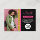 Klant Bedankt voor het invoegen en afschrijven van Visitekaartje (Achterkant)