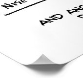 Klant bij het Consumenten Adviesbureau geeft advie Poster (Hoek)