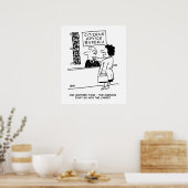 Klant bij het Consumenten Adviesbureau geeft advie Poster (Keuken)