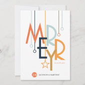 Klant Dank je feestdag Eenvoudige Merrie Feestdagenkaart (Voorkant)