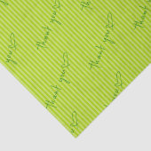 Klant Dank u Limoen Stripes Tissuepapier (Detail)