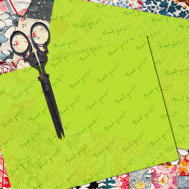 Klant Dank u Limoen Stripes Tissuepapier