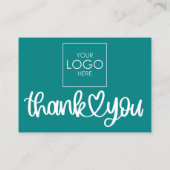 Klant Dank u Pakket invoegen QR Code Coupon Visitekaartje (Achterkant)