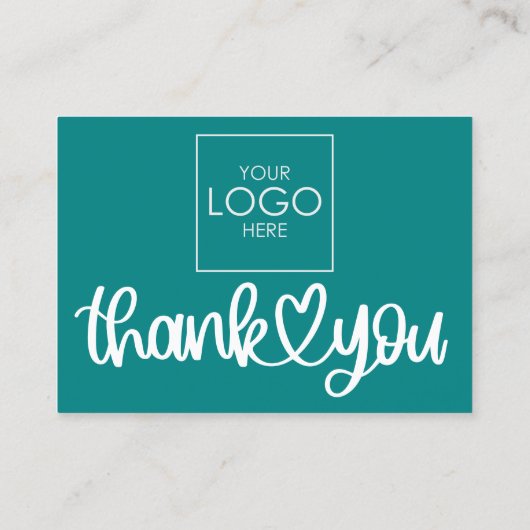 Klant Dank u Pakket invoegen QR Code Coupon Visitekaartje (Achterkant)