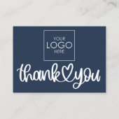 Klant Dank u Pakket invoegen QR Code Coupon Visitekaartje (Achterkant)