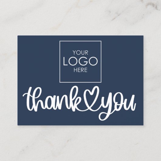 Klant Dank u Pakket invoegen QR Code Coupon Visitekaartje (Achterkant)