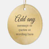 KLANT Elegant Gold met Bokeh Keramisch Ornament (Links)