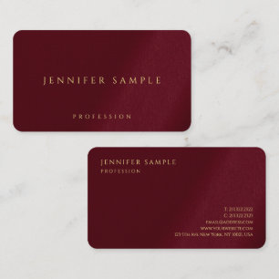 Klant Elegant Modern Luxe Premium Linnen Papier Visitekaartje