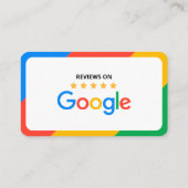 Klant Google Reviewen QR Code Business Review Visitekaartje (Achterkant)
