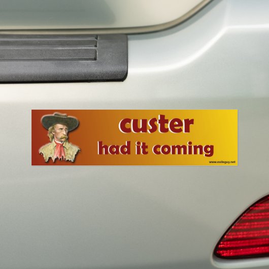 klant had het ontvangen bumpersticker (Op auto)