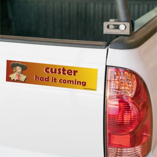 klant had het ontvangen bumpersticker (Op Truck)