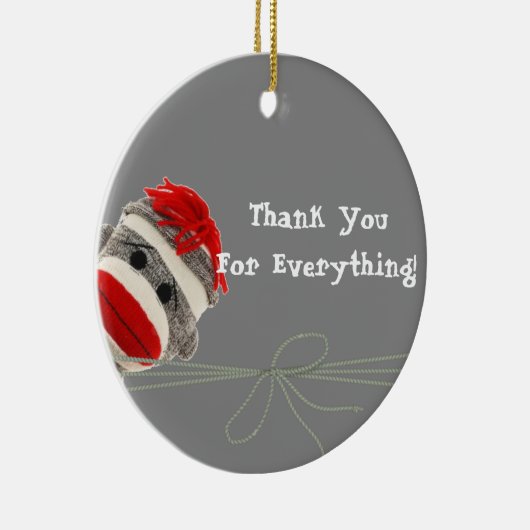 KLANT Hartelijk dank voor uw ornament Gift Sock Mo (Rechts)