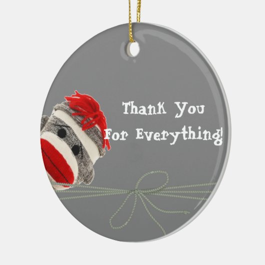 KLANT Hartelijk dank voor uw ornament Gift Sock Mo (Links)