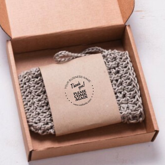 Klant "KOM ALSJEBLIEFT WEER" Business Bedankt Zelfinktende Stempel