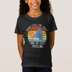 KLANT mama houdt meer van me dan van reizen T-shirt