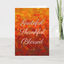 Klant|Medewerker Autumn Fall verlaat Thanksgiving