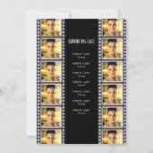 KLANT Movie Party-programma Toelatingstabel Kaart (Achterkant)