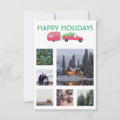 KLANT PHOTO Truck Camper Trailer-kerstkaart (Voorkant)