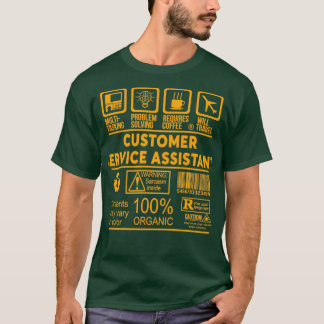 KLANT SERVICE ASSISTANT NICE DESIGN 2017 T-SHIRT