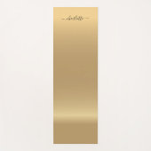 Klant specifiek, goud (imiteren) yogamat (Voorkant)