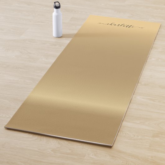 Klant specifiek, goud (imiteren) yogamat (In situ)
