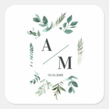 Klant-specifiek monogram bladrijk 