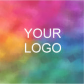 Klant Uw bedrijfsnaam Logo Here Branding Sticker (Voorkant)