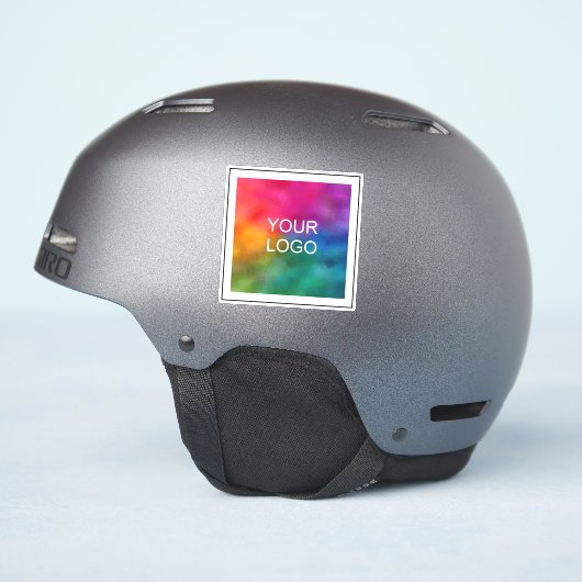 Klant Uw bedrijfsnaam Logo Hier eenvoudig Sticker (Helm Zijkant)