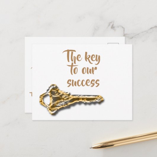 Klant van werknemer Klant Bedankt voor uw waarderi Briefkaart (Voorkant / Achterkant in situ)