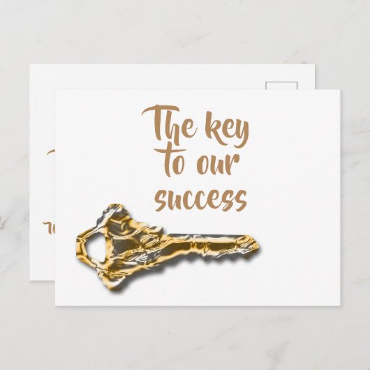 Klant van werknemer Klant Bedankt voor uw waarderi Briefkaart (Voorkant / Achterkant)