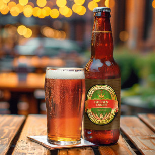 Klant Vintage Thuis Brouw Ambacht Gedetailleerd Bier Etiket