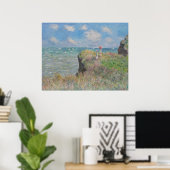 Klant weg bij Pourville Monet Poster (Thuiskantoor)